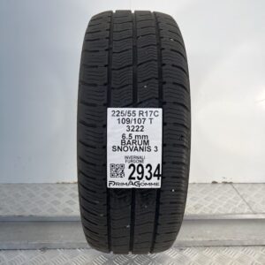 Gomma Usata 225 55 R17C 109/107T BARUM Snovanis 3 72% Invernale
