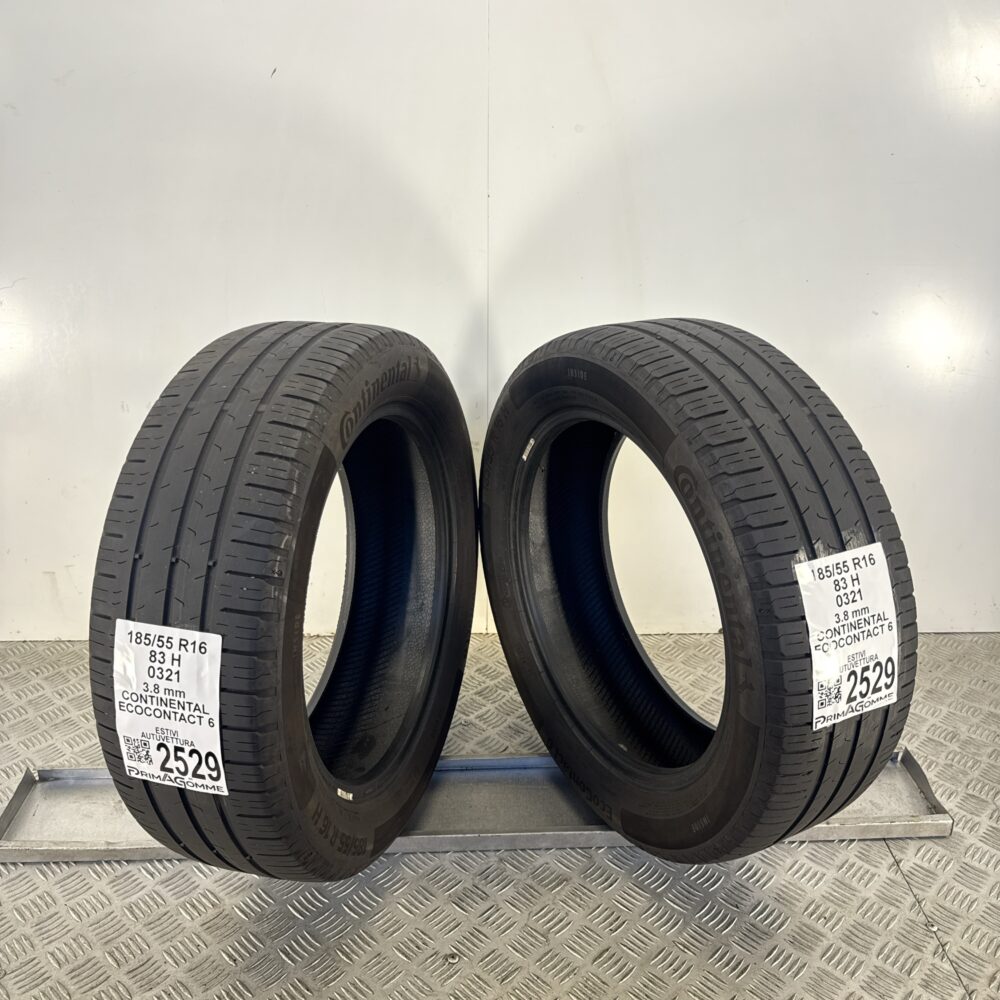 Gomme Usate 185 55 R16 83H Continental EcoContact 6 Estive | Gomme Usate | PrimaGomme.it Gomme usate 185 55 R16 Continental EcoContact 6 - foto 5