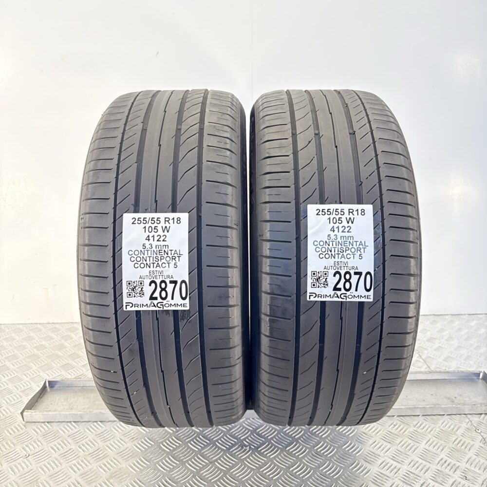 Gomme Usate 255 55 R18 105W Continental ContiSport Contact 5 76% Estive | Gomme Usate | PrimaGomme.it Gomme usate 255 55 R18 Continental ContiSport Contact 5 - foto 11