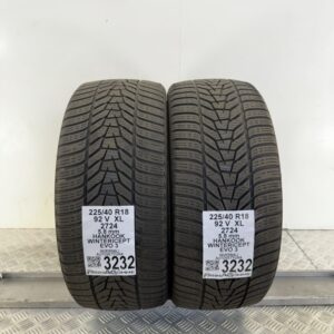 Gomme Usate 225 40 R18 XL 92V Hankook Wintericept Evo 3 83% Invernali