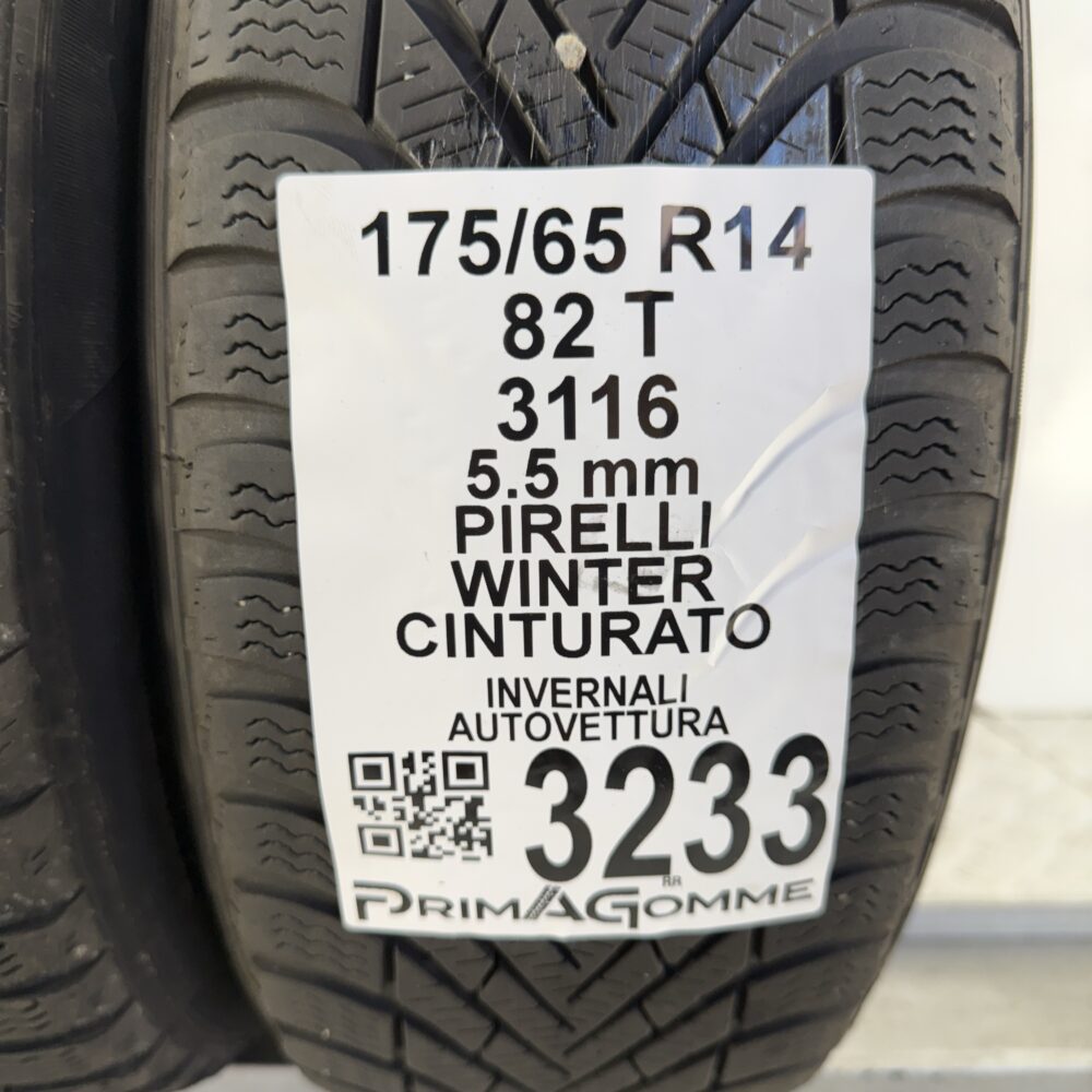 Gomme Usate 175 65 R14 82T PIRELLI WINTER CINTURATO 79% Invernali | Gomme Usate | PrimaGomme.it Gomme usate 175 65 R14 PIRELLI WINTER CINTURATO - foto 10
