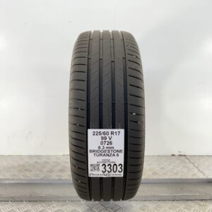Gomma Usata 225 60 R17 99V Bridgestone Turanza 6 90% Estivo