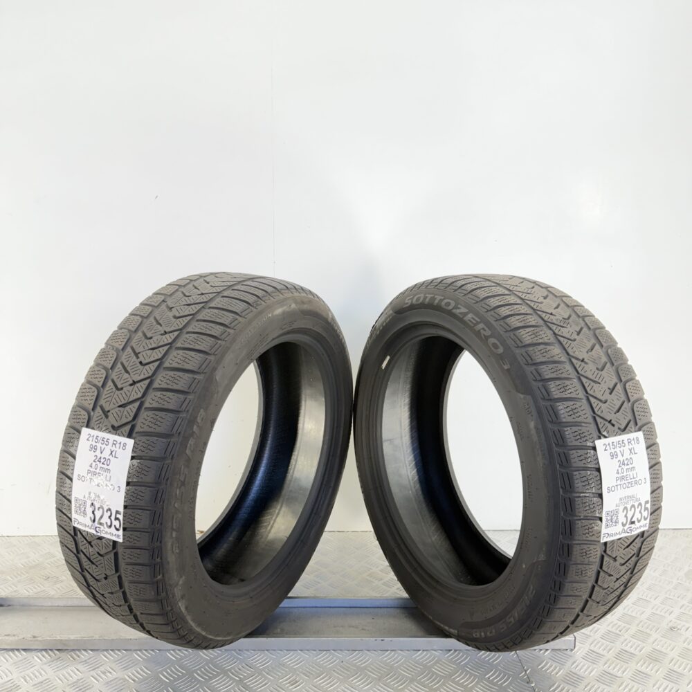 Gomme Usate 215 55 R18 XL 99V Pirelli Sottozero 3 Invernali | Gomme Usate | PrimaGomme.it Gomme usate 215 55 R18 Pirelli Sottozero 3