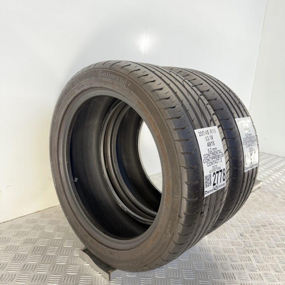 Gomme Usate 205 45 R16 83W Continental ContiPremiumContact 2 74% Estive | Gomme Usate | PrimaGomme.it Gomme usate 205 45 R16 Continental ContiPremiumContact 2 - foto 10