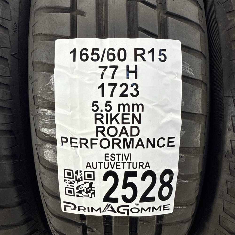 Gomme Usate 165 60 R15 77H Riken Road Performance 79% Estive | Gomme Usate | PrimaGomme.it Gomme usate 165 60 R15 Riken Road Performance - foto 13