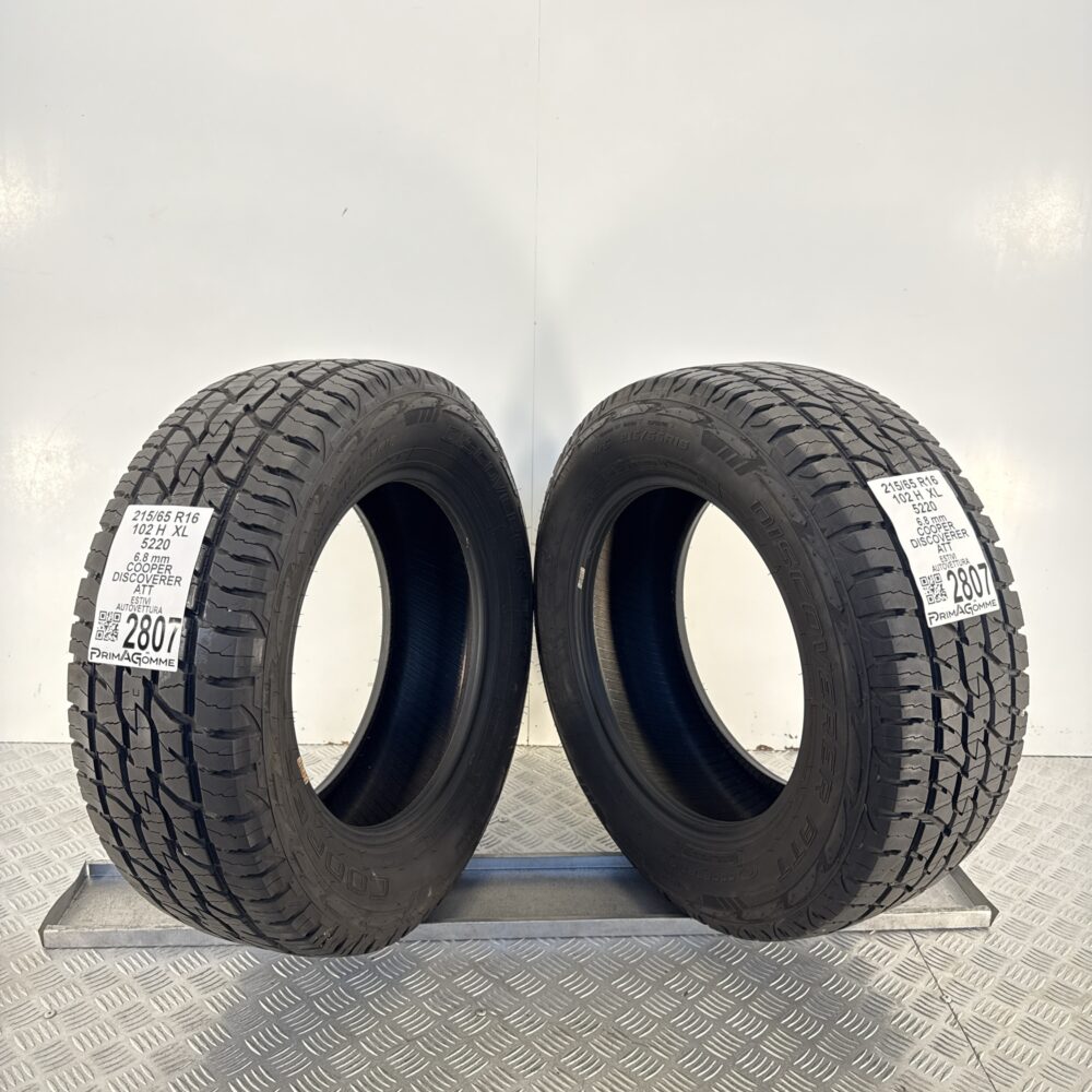 Gomme Usate 215 65 R16 XL 102H Cooper Discoverer ATT 97% Estive | Gomme Usate | PrimaGomme.it Gomme usate 215 65 R16 Cooper Discoverer ATT - foto 4