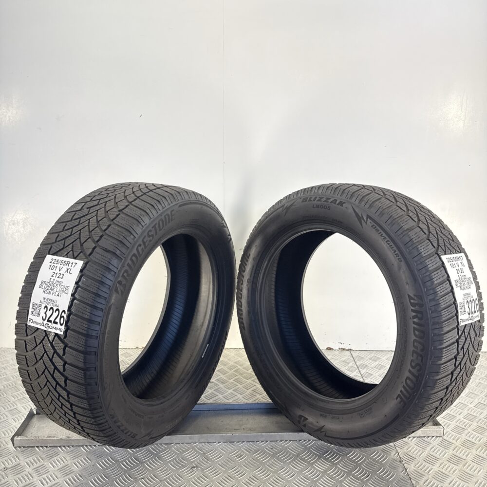 Gomme Usate 225 55 R17 XL 101V Bridgestone Blizzak LM005 RunFlat 74% Invernali | Gomme Usate | PrimaGomme.it Gomme usate 225 55 R17 Bridgestone Blizzak LM005 - foto 6