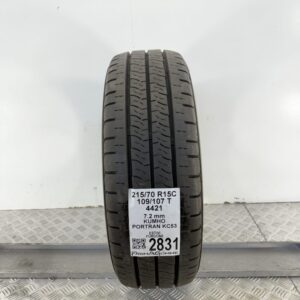 Gomma Usata 215 70 R15C 109/107T Kumho Portran KC53 80% Estivo