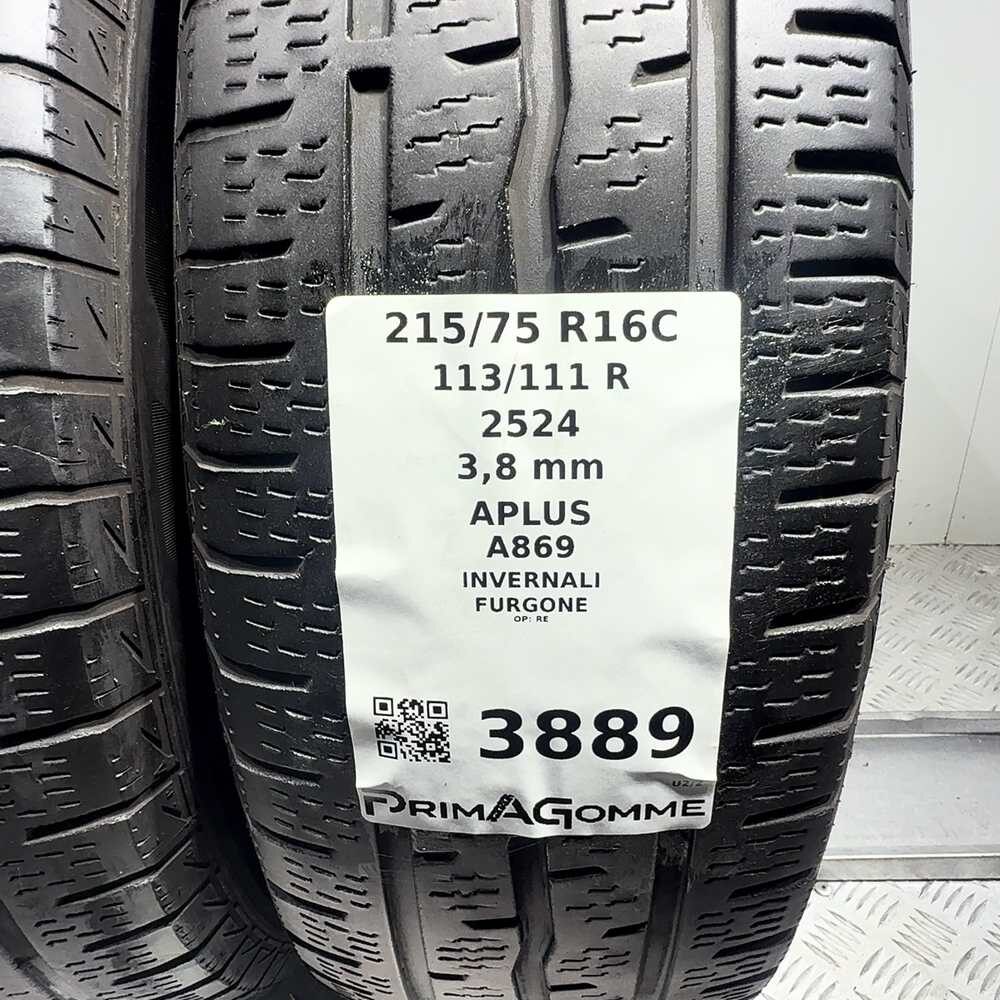 Gomme usate Aplus A869 215/75 R16C 113/111R – foto 03 | Prima Gomme Aplus A869 215/75 R16C 113/111R, dettaglio fotografico 3