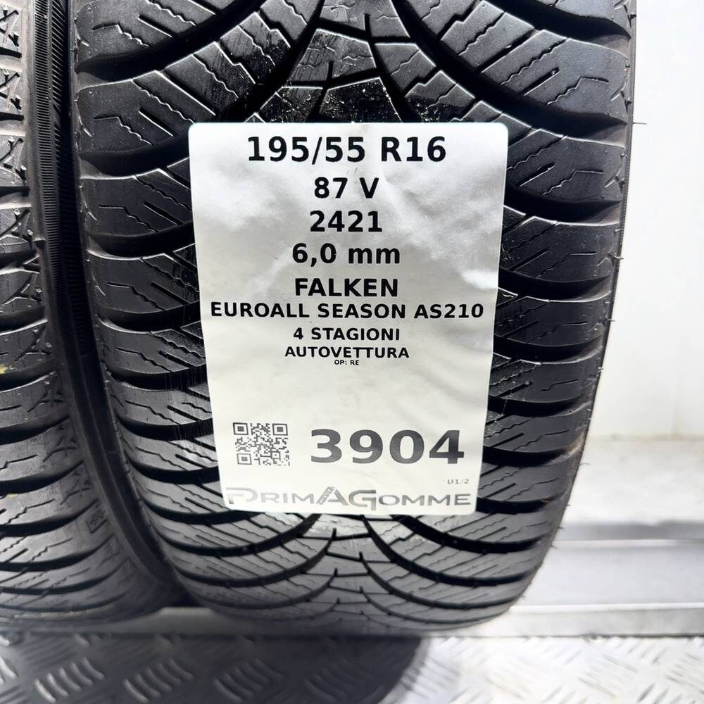 Gomme Usate 195 55 R16 87V Falken Euroall Season AS210 86% 4 Stagioni | Gomme Usate | PrimaGomme.it FALKEN Euroall Season AS210 195/55 R16 87V, dettaglio fotografico 3