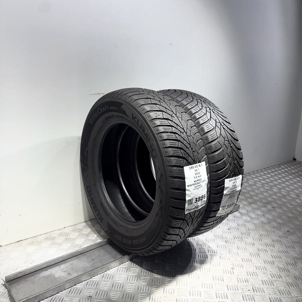 Gomme usate Kumho Wintercraft WP52 195/65 R15 95T – foto 12 | Prima Gomme Kumho Wintercraft WP52 195/65 R15 95T, dettaglio fotografico 12