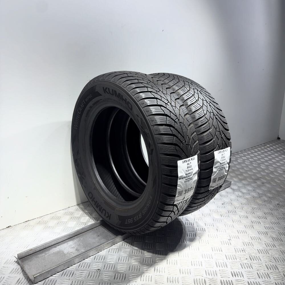 Gomme usate Kumho Wintercraft WP52 195/65 R15 95T – foto 07 | Prima Gomme Kumho Wintercraft WP52 195/65 R15 95T, dettaglio fotografico 7