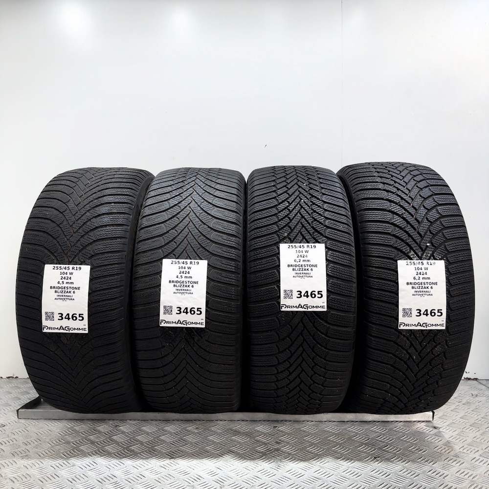 Gomme usate BRIDGESTONE Blizzak 6 255/45 R19 104W: fino a 270 km/h | Prima Gomme Gomme usate BRIDGESTONE Blizzak 6 255/45 R19 104W: fino a 270 km/h