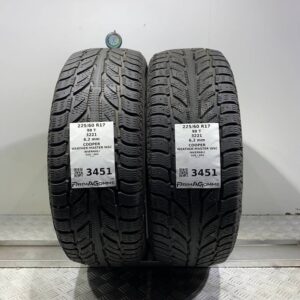 Gomme Usate 225 60 R17 99T Cooper Weather-Master Wsc 89% Invernali