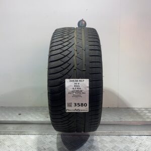 Gomma Usata 245 40 R17 95V XL Michelin Pilot Alpin PA4 86% Invernale