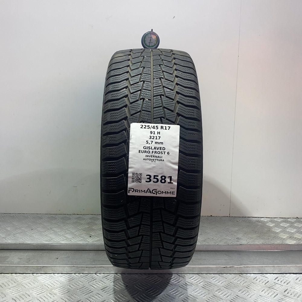 Gomma usata Gislaved Euro Frost 6 225/45 R17 91H | Prima Gomme Gomma usata Gislaved Euro Frost 6 225/45 R17 91H