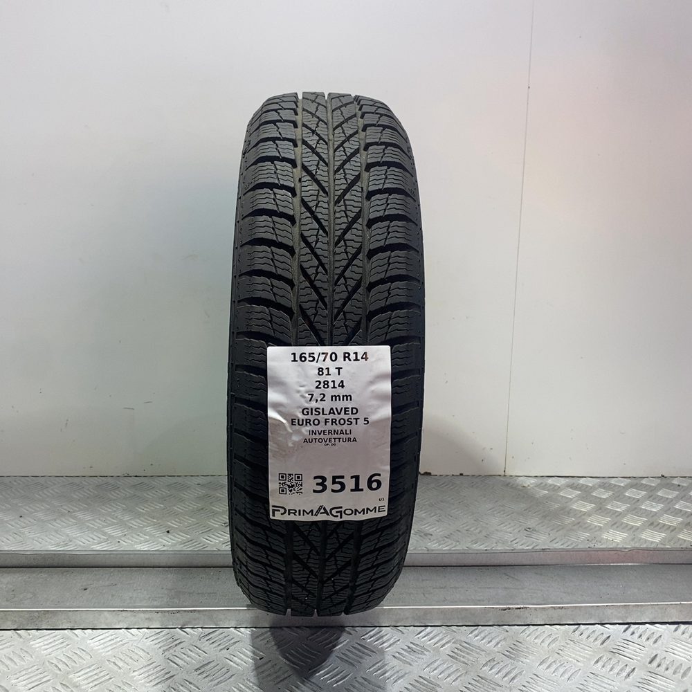 Gomma usata Gislaved Euro Frost 5 165/70 R14 81T | Prima Gomme Gomma usata Gislaved Euro Frost 5 165/70 R14 81T