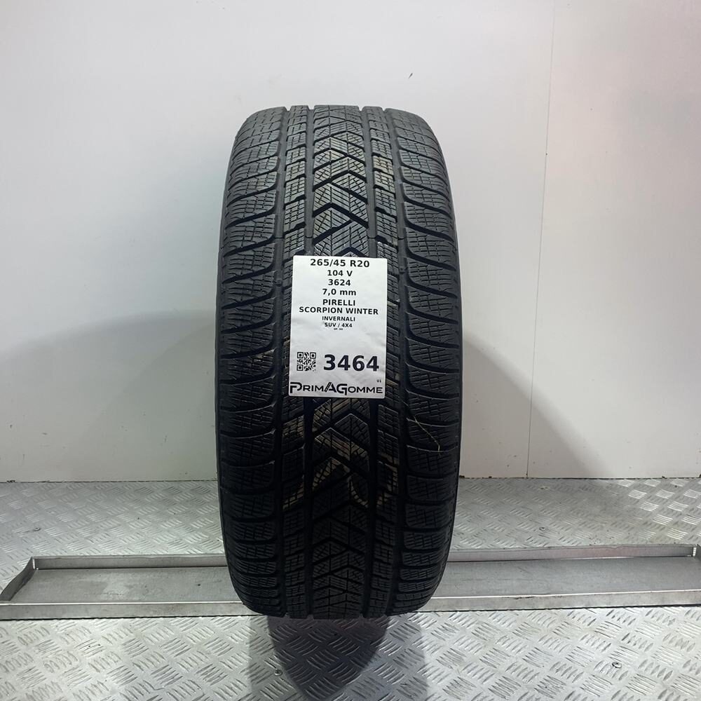 Gomma usata PIRELLI Scorpion Winter 265/45 R20 104V | Prima Gomme Gomma usata PIRELLI Scorpion Winter 265/45 R20 104V
