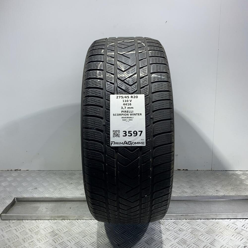 Gomma usata PIRELLI Scorpion Winter 275/45 R20 110V | Prima Gomme Gomma usata PIRELLI Scorpion Winter 275/45 R20 110V