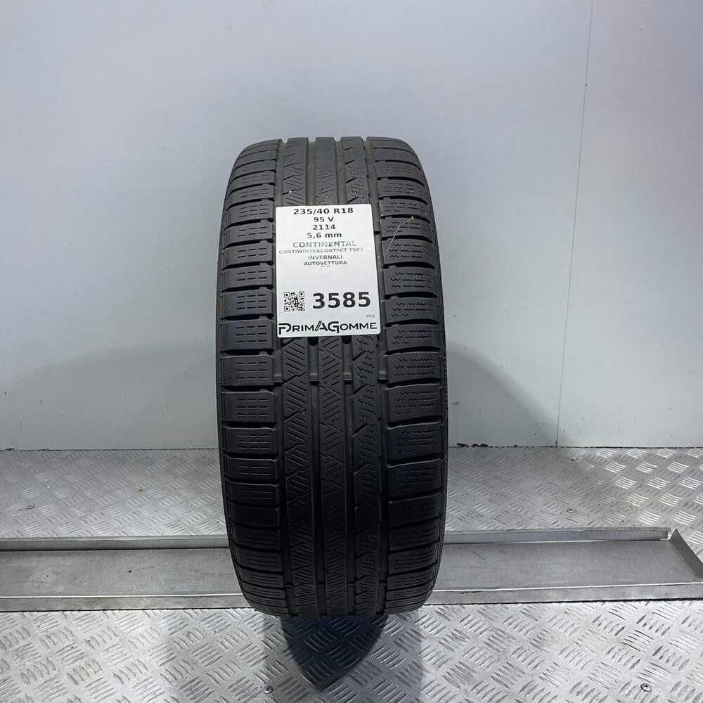 Gomma usata CONTINENTAL Contiwintercontact TS810S 235/40 R18 95V | Prima Gomme Gomma usata CONTINENTAL Contiwintercontact TS810S 235/40 R18 95V