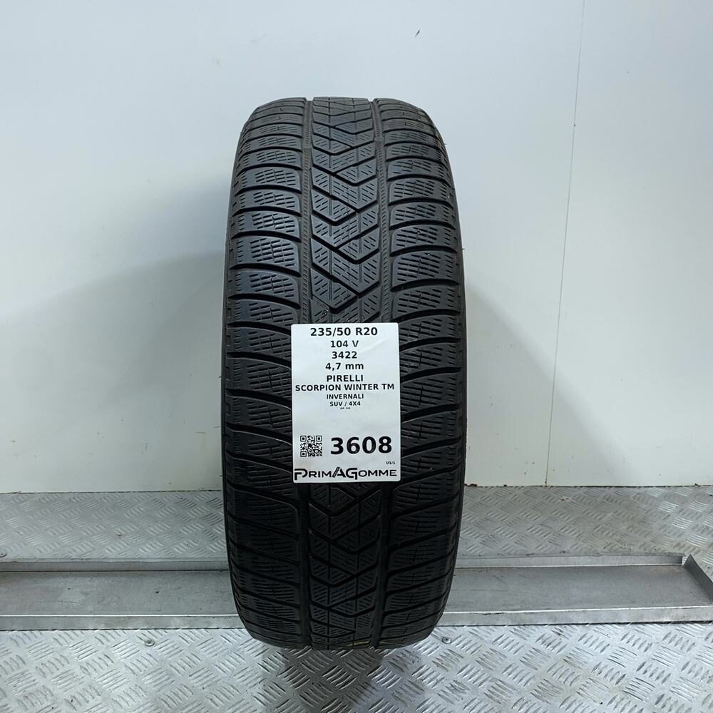 Gomma usata PIRELLI Scorpion Winter TM 235/50 R20 104V | Prima Gomme Gomma usata PIRELLI Scorpion Winter TM 235/50 R20 104V