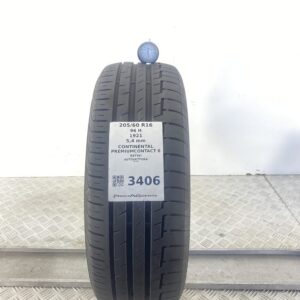Gomma Usata 205 60 R16 XL 96H CONTINENTAL PREMIUMCONTACT 6 77% Estivo