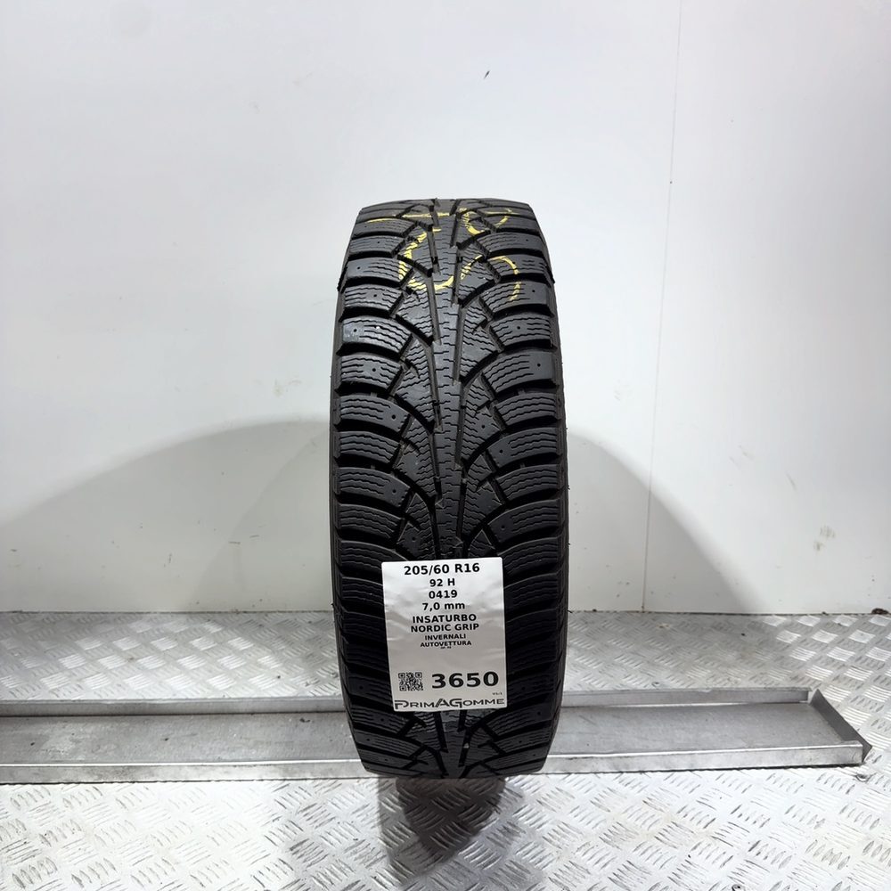 Gomma usata Insaturbo Nordic Grip 205/60 R16 92H | Prima Gomme Gomma usata Insaturbo Nordic Grip 205/60 R16 92H