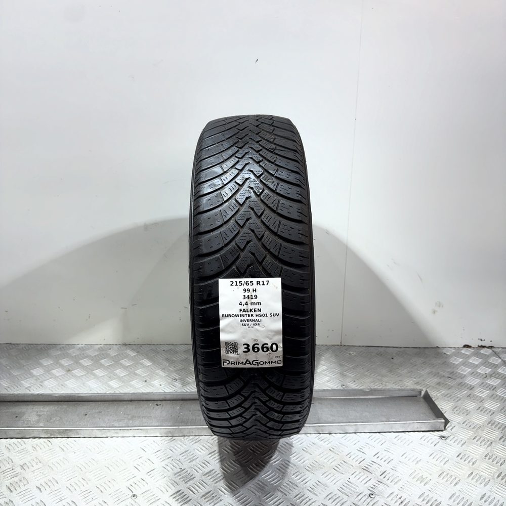 Gomma usata FALKEN Eurowinter HS01 SUV 215/65 R17 99H | Prima Gomme Gomma usata FALKEN Eurowinter HS01 SUV 215/65 R17 99H