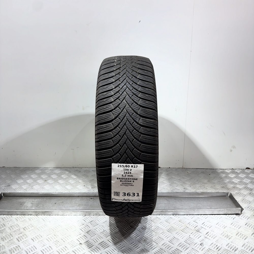 Gomma usata BRIDGESTONE Blizzak 6 215/60 R17 100V | Prima Gomme Gomma usata BRIDGESTONE Blizzak 6 215/60 R17 100V
