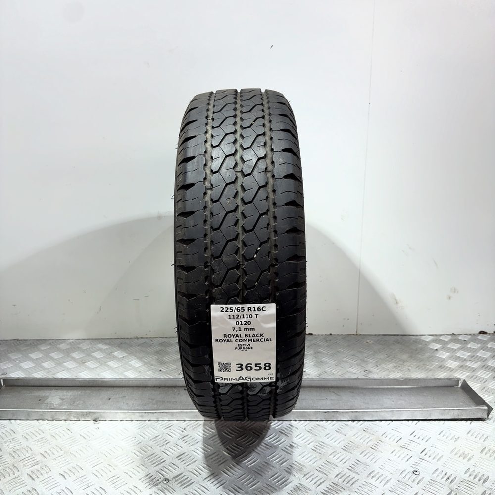 Gomma Usata 225 65 R16C 112/110T Royal Black Royal Commercial 98% Estivo | Gomme Usate | PrimaGomme.it Gomma usata Royal Black Royal Commercial 225/65 R16C 112/110T