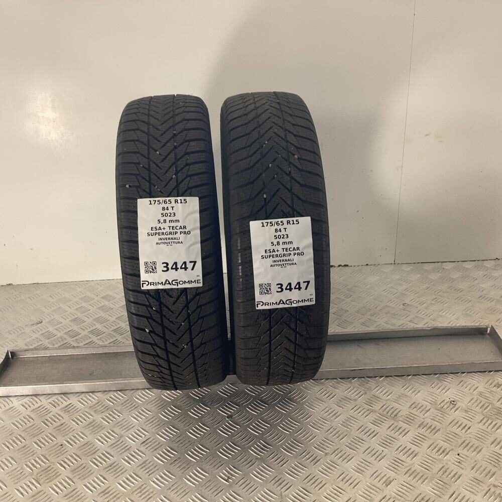 Gomme Usate 175 65 R15 84T ESA+ TECAR SUPERGRIP PRO 83% Invernali | Gomme Usate | PrimaGomme.it Gomme usate ESA+ TECAR Supergrip Pro 175/65 R15 84T