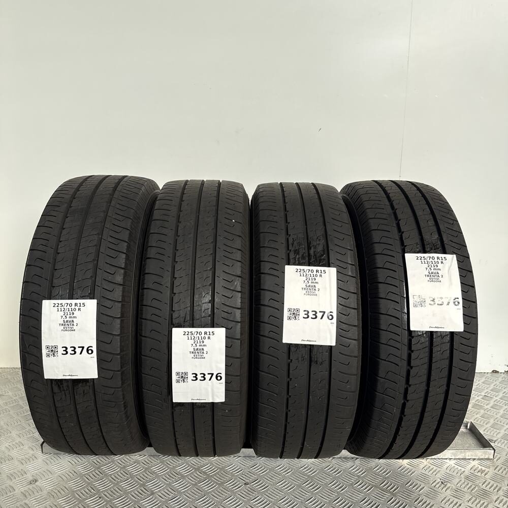 Gomme Usate 225 70 R15C 112/110R SAVA TRENTA 2 98% Estive | Gomme Usate | PrimaGomme.it Gomme usate SAVA TRENTA 2 225/70 R15C 112/110R