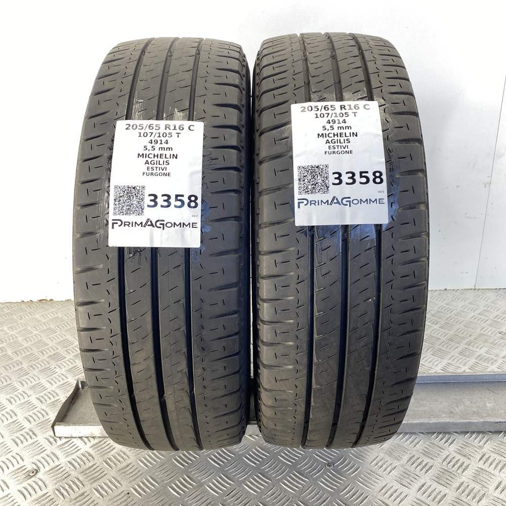 Gomme Usate 205 65 R16C 107/105T MICHELIN AGILIS 79% Estive | Gomme Usate | PrimaGomme.it Gomme usate 205 65 R16C MICHELIN AGILIS