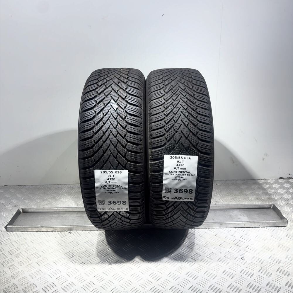 Gomme usate CONTINENTAL Winter Contact TS 860 205/55 R16 91T | Prima Gomme Gomme usate CONTINENTAL Winter Contact TS 860 205/55 R16 91T