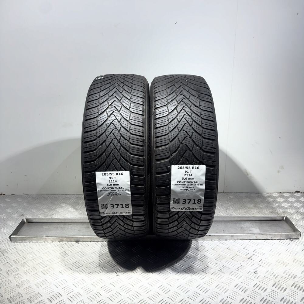 Gomme Usate 205 55 R16 91T Continental Contiwintercontact TS 850 71% Invernali | Gomme Usate | PrimaGomme.it Gomme usate CONTINENTAL Contiwintercontact TS 850 205/55 R16 91T