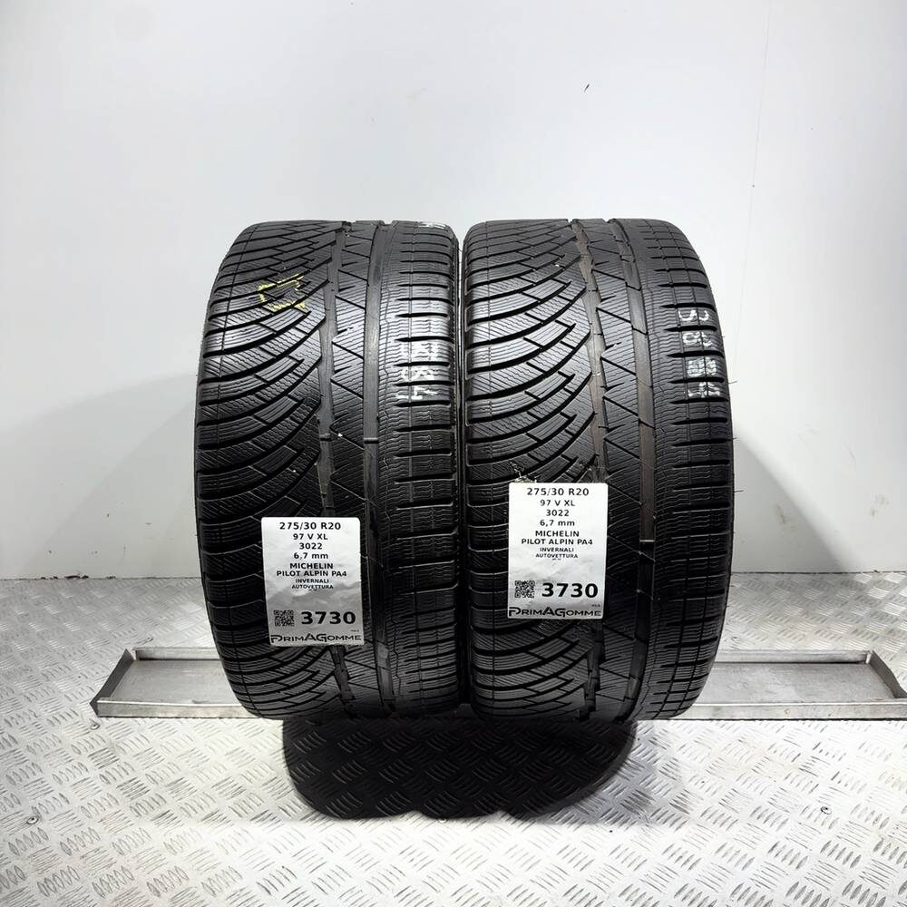 Gomme usate MICHELIN PILOT ALPIN PA4 275/30 R20 97V | Prima Gomme Gomme usate MICHELIN PILOT ALPIN PA4 275/30 R20 97V