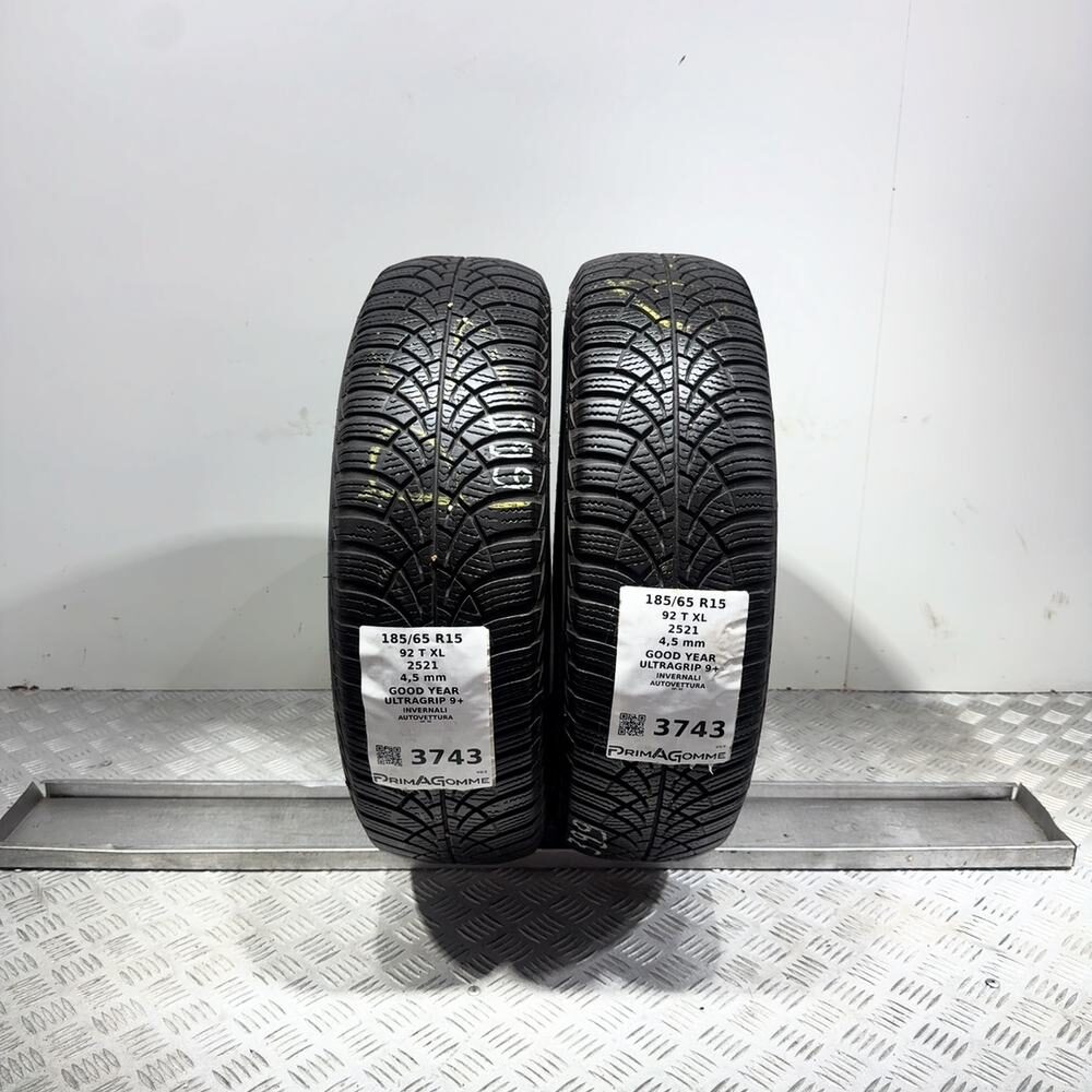 Gomme usate GOOD YEAR Ultragrip 9+ 185/65 R15 92T | Prima Gomme Gomme usate GOOD YEAR Ultragrip 9+ 185/65 R15 92T
