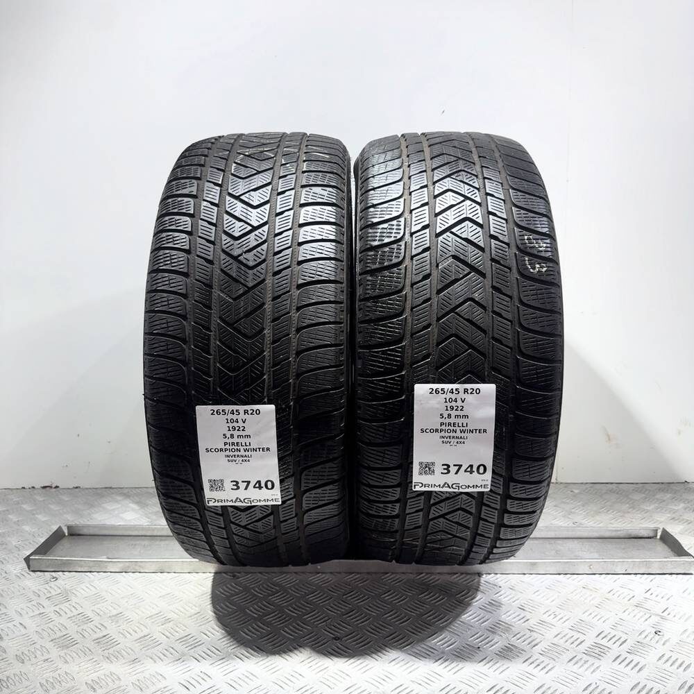Gomme usate PIRELLI Scorpion Winter 265/45 R20 104V | Prima Gomme Gomme usate PIRELLI Scorpion Winter 265/45 R20 104V