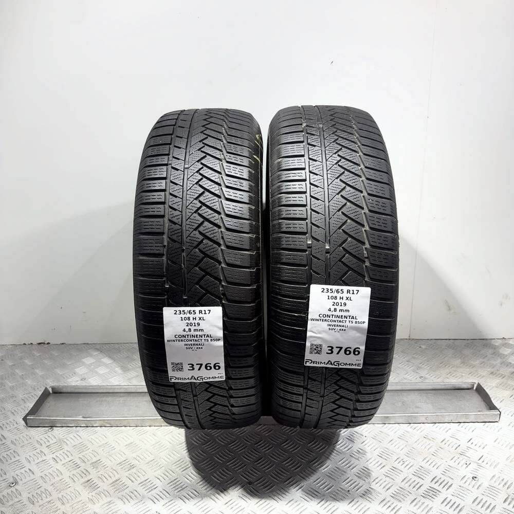 Gomme usate CONTINENTAL Wintercontact TS 850P 235/65 R17 108H | Prima Gomme Gomme usate CONTINENTAL Wintercontact TS 850P 235/65 R17 108H