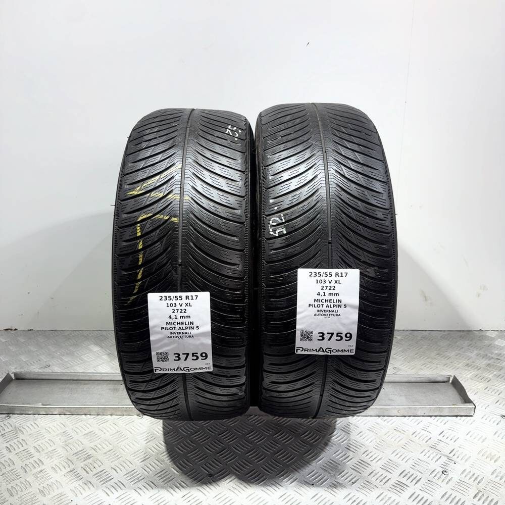 Gomme Usate 235 55 R17 103V XL Michelin Pilot Alpin 5 Invernali | Gomme Usate | PrimaGomme.it Gomme usate MICHELIN Pilot Alpin 5 235/55 R17 103V