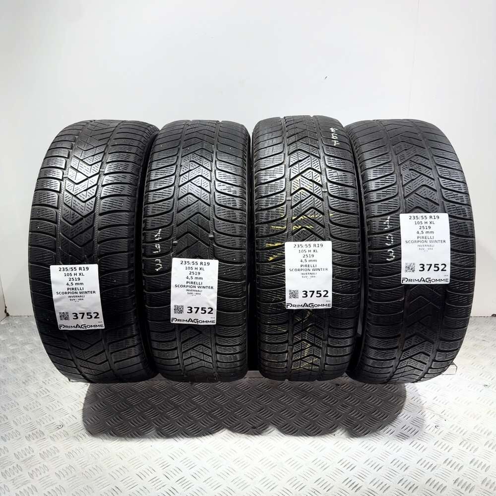 Gomme Usate 235 55 R19 105H XL Pirelli Scorpion Winter Invernali | Gomme Usate | PrimaGomme.it Gomme usate PIRELLI Scorpion Winter 235/55 R19 105H