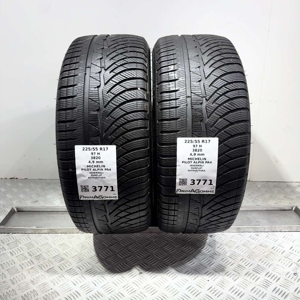 Gomme Usate 225 55 R17 97H Michelin Pilot Alpin PA4 RunFlat Invernali | Gomme Usate | PrimaGomme.it Gomme usate MICHELIN PILOT ALPIN PA4 225/55 R17 97H