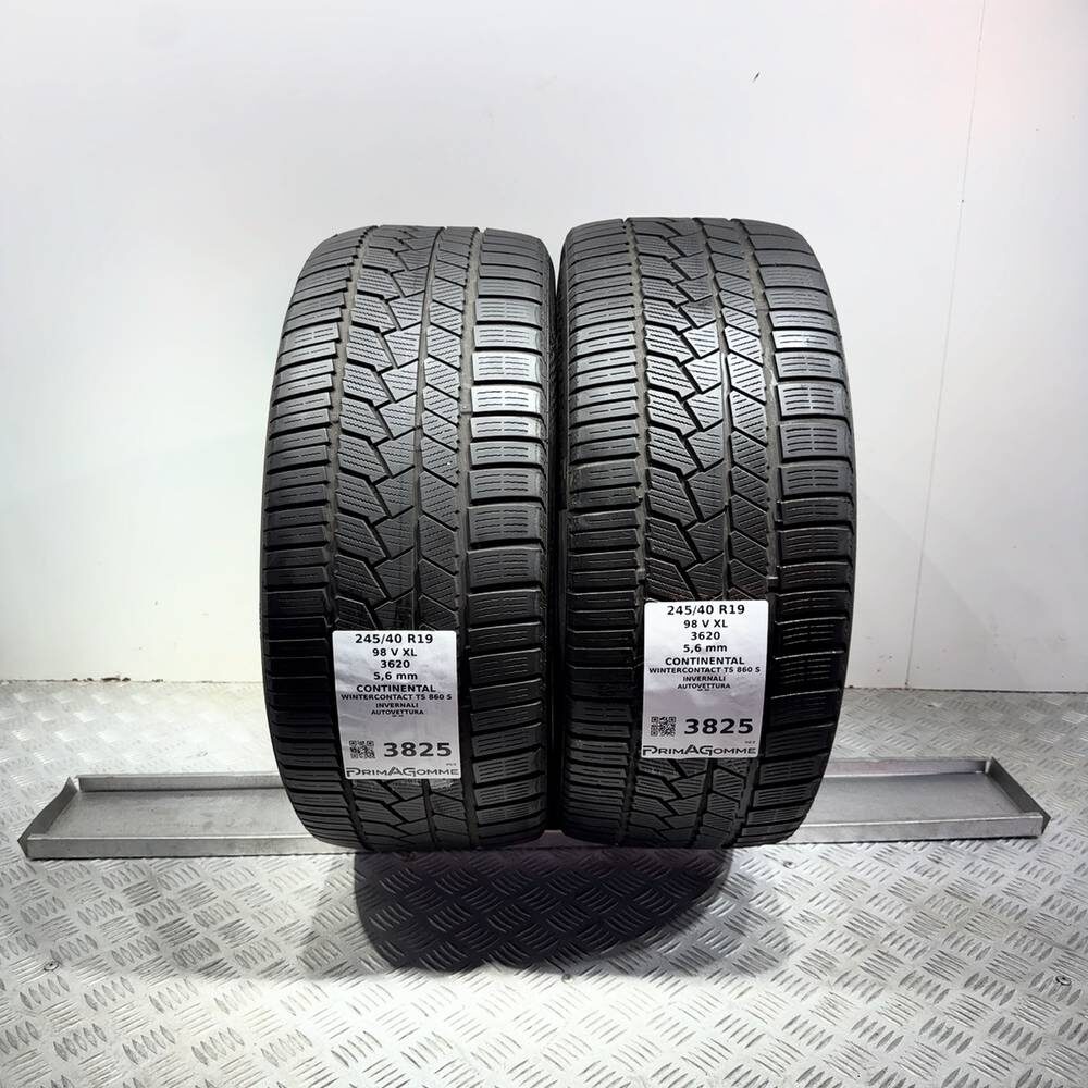 Gomme Usate 245 40 R19 98V XL Continental Wintercontact TS 860 S 80% Invernali | Gomme Usate | PrimaGomme.it Gomme usate CONTINENTAL Wintercontact TS 860 S 245/40 R19 98V