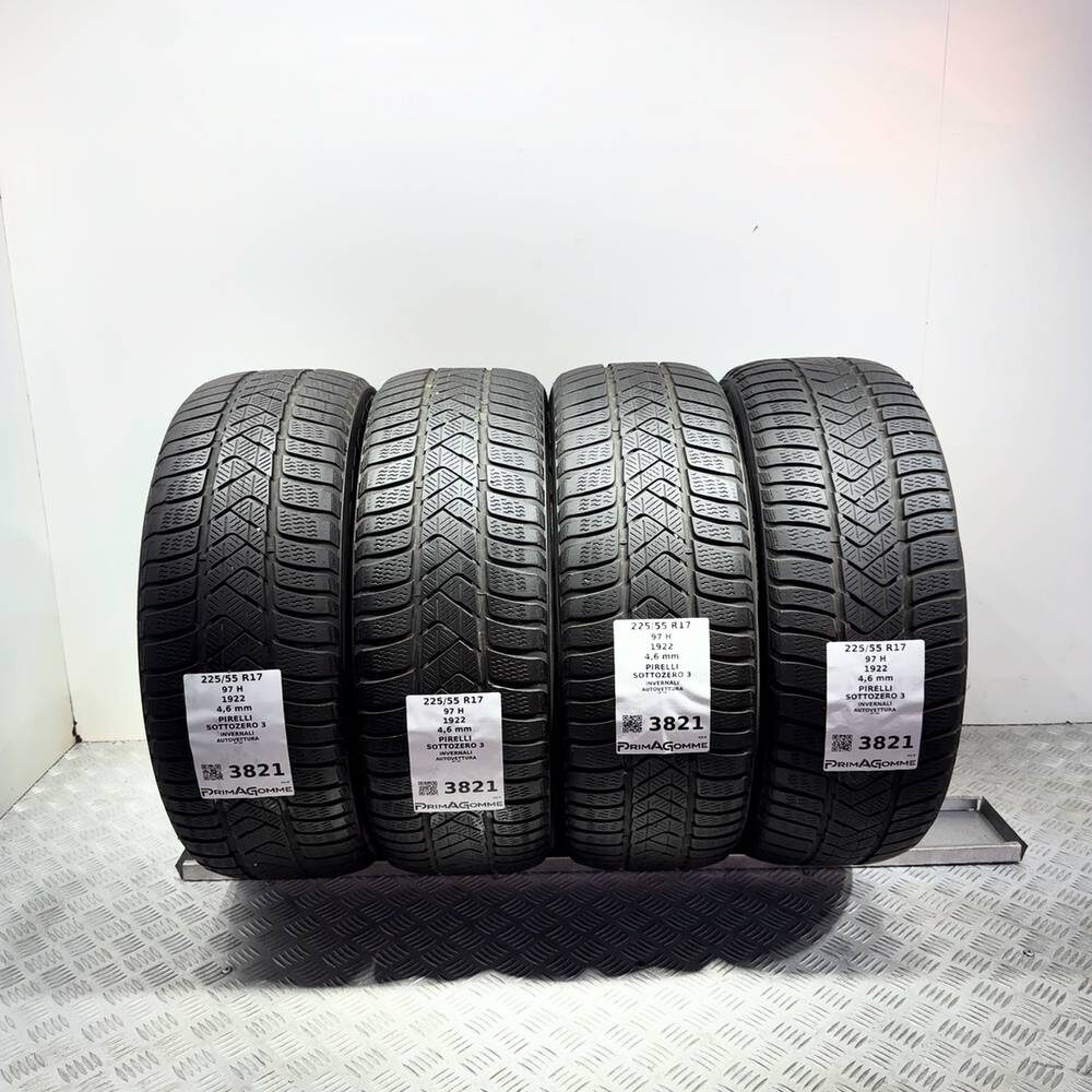 Gomme Usate 225 55 R17 97H Pirelli Sottozero 3 Invernali | Gomme Usate | PrimaGomme.it Gomme usate PIRELLI Sottozero 3 225/55 R17 97H