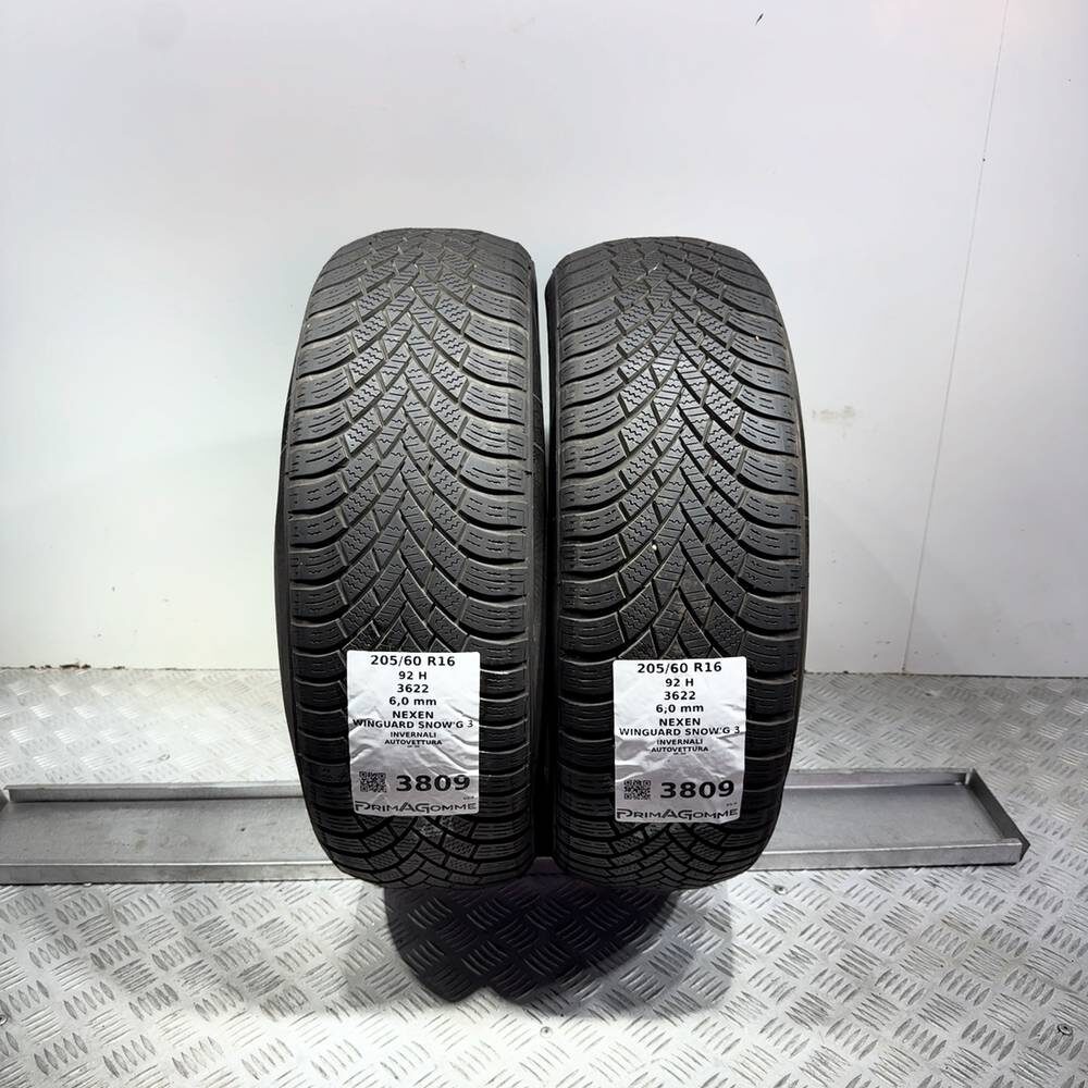 Gomme Usate 205 60 R16 92H Nexen Winguard Snow'G 3 86% Invernali | Gomme Usate | PrimaGomme.it Gomme usate Nexen Winguard Snow'G 3 205/60 R16 92H