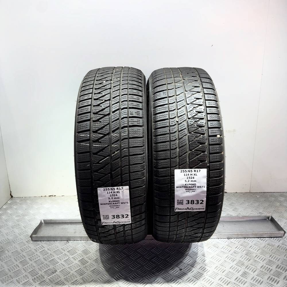 Gomme Usate 255 65 R17 114H XL Kumho Wintercraft WS71 74% Invernali | Gomme Usate | PrimaGomme.it Gomme usate Kumho Wintercraft WS71 255/65 R17 114H