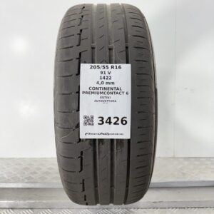 Gomma Usata 205 55 R16 91V CONTINENTAL PREMIUMCONTACT 6 Estivo