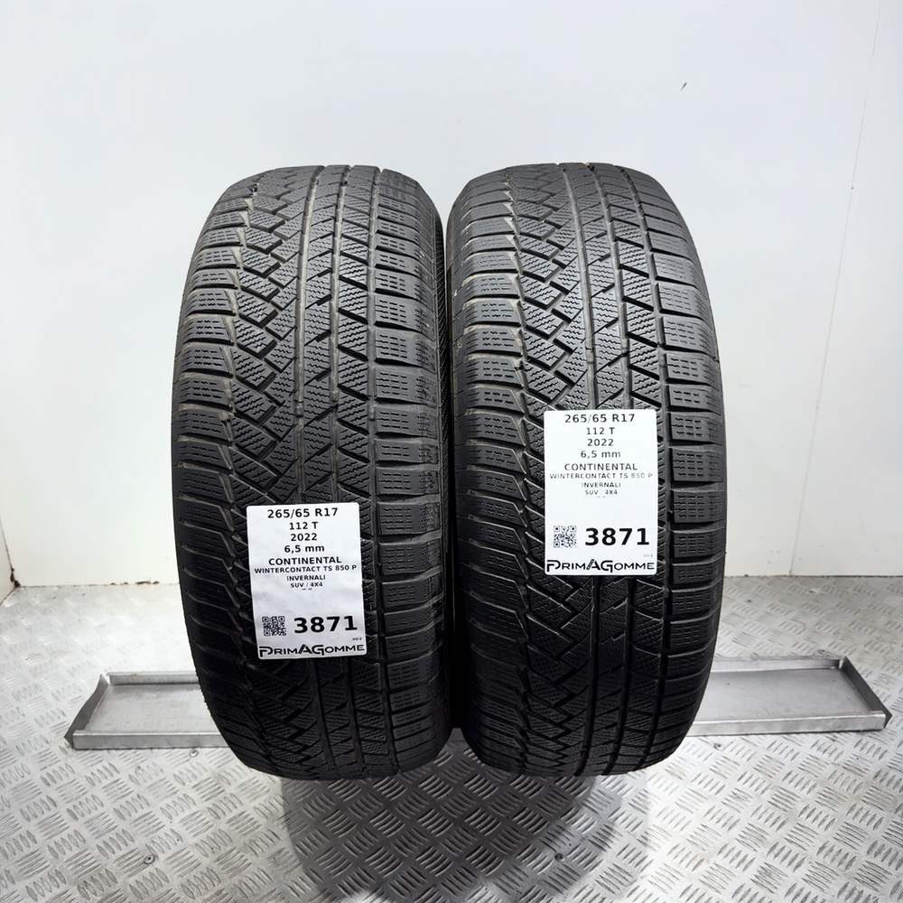 Gomme Usate 265 65 R17 112T Continental Wintercontact TS 850 P 93% Invernali | Gomme Usate | PrimaGomme.it Gomme usate CONTINENTAL Wintercontact TS 850 P 265/65 R17 112T