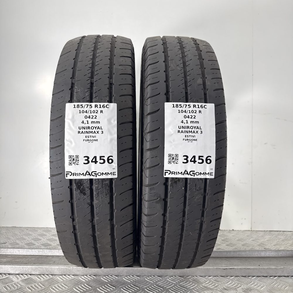Gomme Usate 185 75 R16C 104/102R UNIROYAL RAINMAX 3 Estive | Gomme Usate | PrimaGomme.it PNS3456 Foto 1