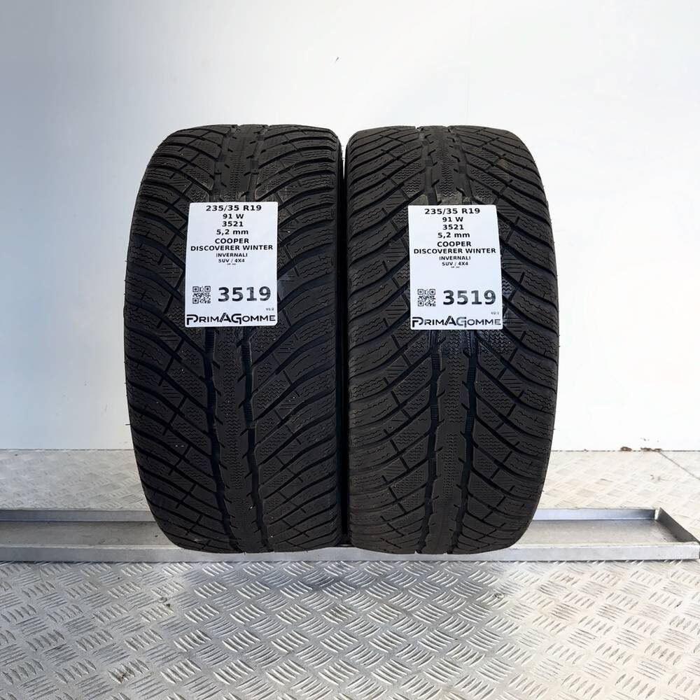 Gomme Usate 235 35 R19 91W XL Cooper Discoverer Winter 74% Invernali | Gomme Usate | PrimaGomme.it PNS3519 Foto 1